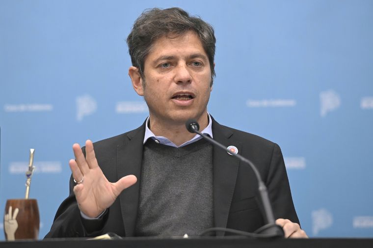 El gobernador bonaerense Axel Kicillof. Foto: Prensa PBA