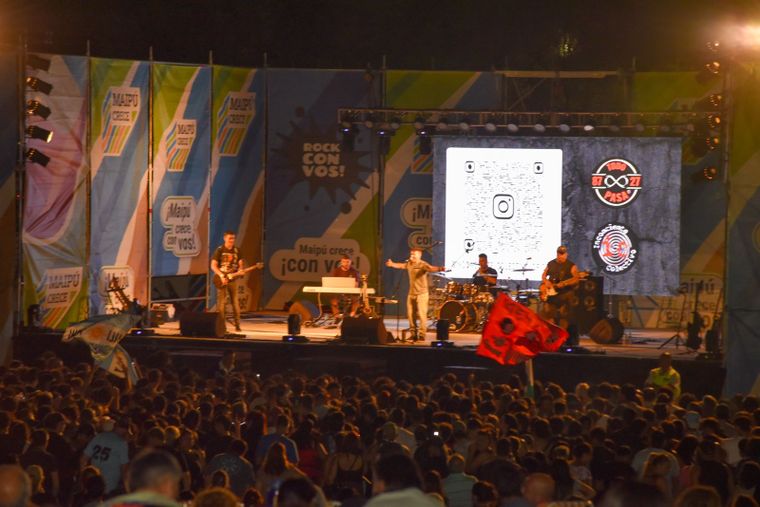 Una de las tantas bandas que la rompió en la última edición de Rock con vos. / Maru Mena