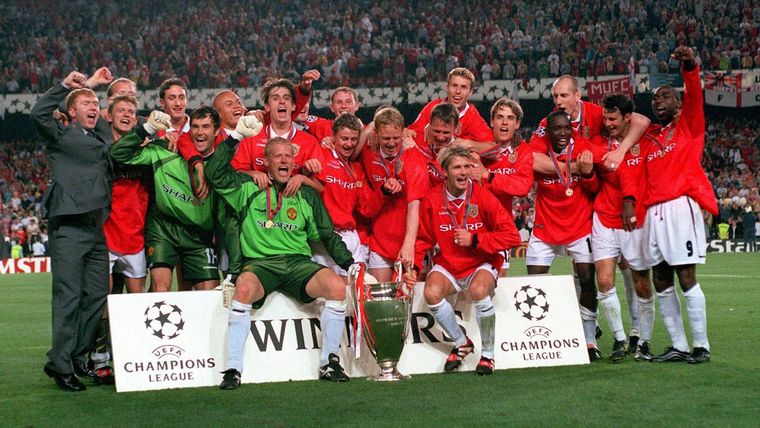 El Manchester United remontó una inolvidable final en 1999. Foto: Manchester United