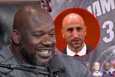 Shaquille ONeal bromeó sobre la emoción de Ginóbili en el Salón de la Fama. Shaquille ONeal bromeó sobre la emoción de Ginóbili en el Salón de la Fama.