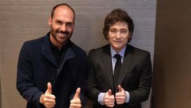 Javier Milei y Eduardo Bolsonaro