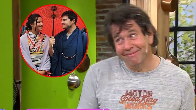 EN SU SALSA. ARIEL RODRIGUEZ PALACIOS ACOMPAÑA A SU HIJO EN TODOS LOS SENTIDOS.