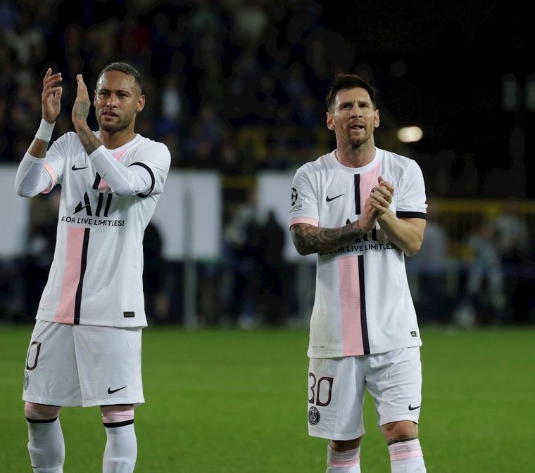 Neymar y Messi, en la mira junto a Mbappé Foto: EFE