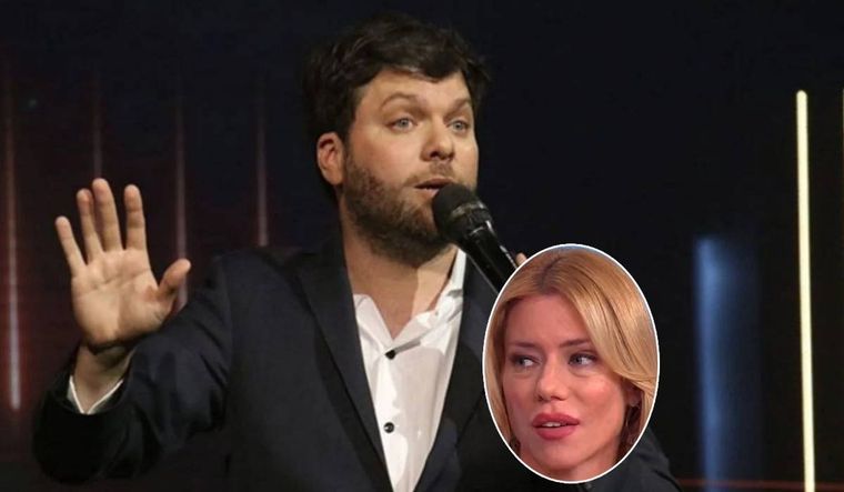 El conductor dialogó con la modelo por sus reiteradas faltas al programa.