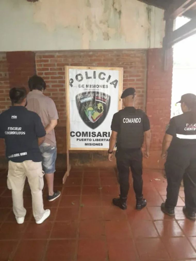 El detenido, de 29 años, compartí el material de abuso sexual infantil en Google. Foto: NA