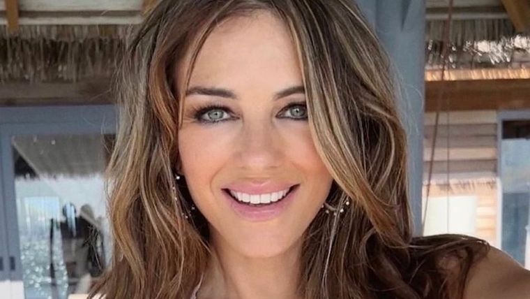 Liz Hurley impacta con su belleza al natural Foto: Liz Hurley / Instagram