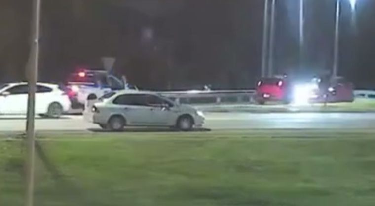 La Policía de Córdoba publicó en sus redes el video de la persecución. Foto: captura de pantalla.