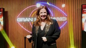 Andrea en su entrada a la casa más famosa. Andrea en su entrada a la casa más famosa.