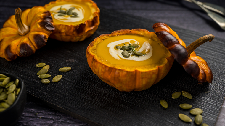 Una receta de sopa crema de calabaza para disfrutar