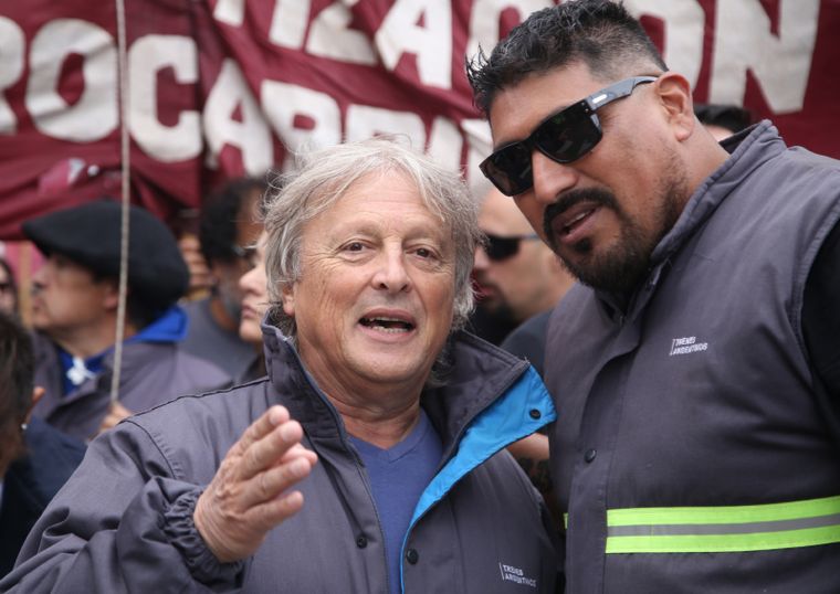 El líder sindical apuntó directamente contra Javier Milei Foto: Noticia Argentinas