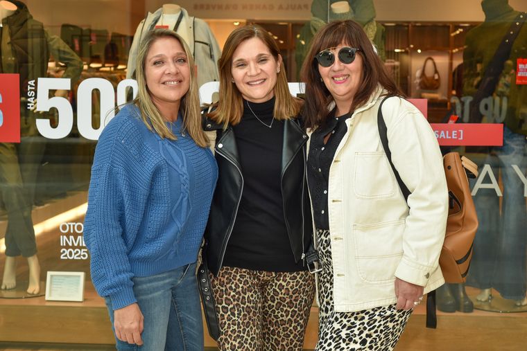 Natalia Ortolano, Mariela Leiva y Liliana García. Natalia Ortolano, Mariela Leiva y Liliana García.