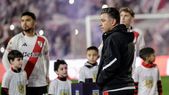 Marcelo Gallardo formó parte del pasillo con el que River recibió a Platense por ser campeón del Apertura. Marcelo Gallardo formó parte del pasillo con el que River recibió a Platense por ser campeón del Apertura.