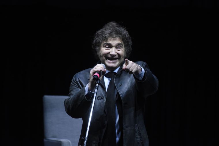 Milei en el Luna Park Foto: NA