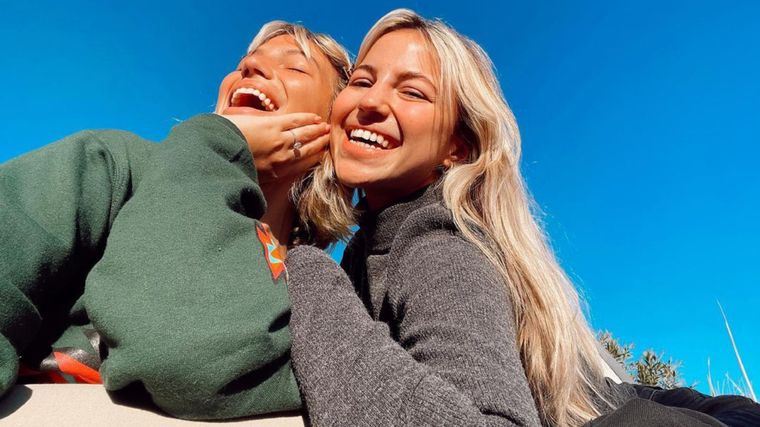 Chantal Roitman y Stefi Roitman Un lindo lazo de hermandad. Foto: @chantalroitman