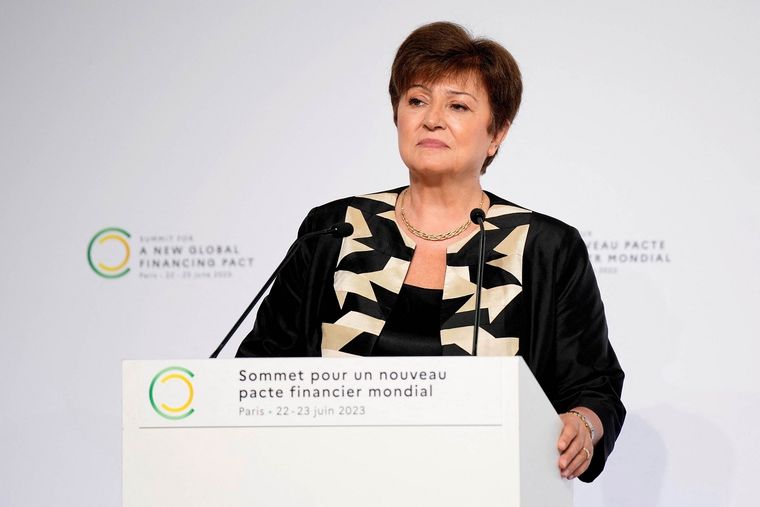 La Directora Gerente y Presidenta del Directorio, Kristalina Georgieva Foto: Noticias Argentinas