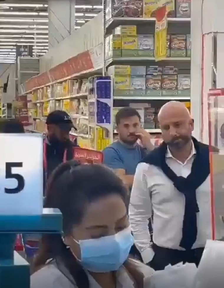 Diego Brancatelli vivió un mal momento en un supermercado de Qatar