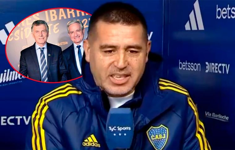 Riquelme habló sobre las elecciones que se avecinan en Boca. Foto: TyC Sports.