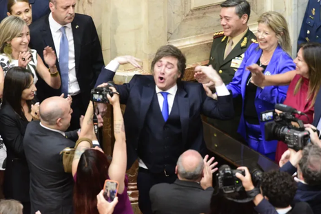 Presidente Javier Milei. Presidente Javier Milei.