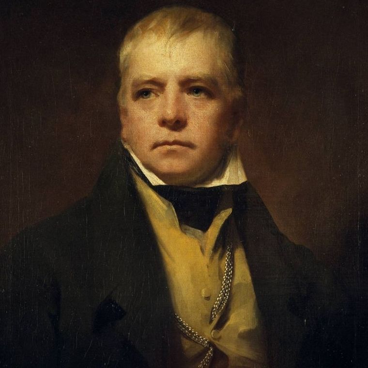 Sir Walter Scott, 1771-1832. Novelista y poeta, retratado por Sir Henry Raeburn, 1822. Foto: GETTY IMAGES Foto: GETTY IMAGES