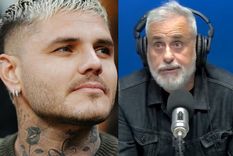 Mauro Icardi cayó en una fake news de Jorge Rial y el periodista le respondió. Foto: Instagram @mauroicardi/ YouTube @Radio10am.