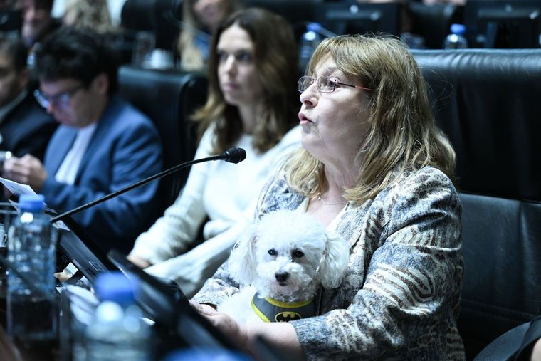 Graciela Ocaña estuvo en el recinto junto a su mascota. Graciela Ocaña estuvo en el recinto junto a su mascota.
