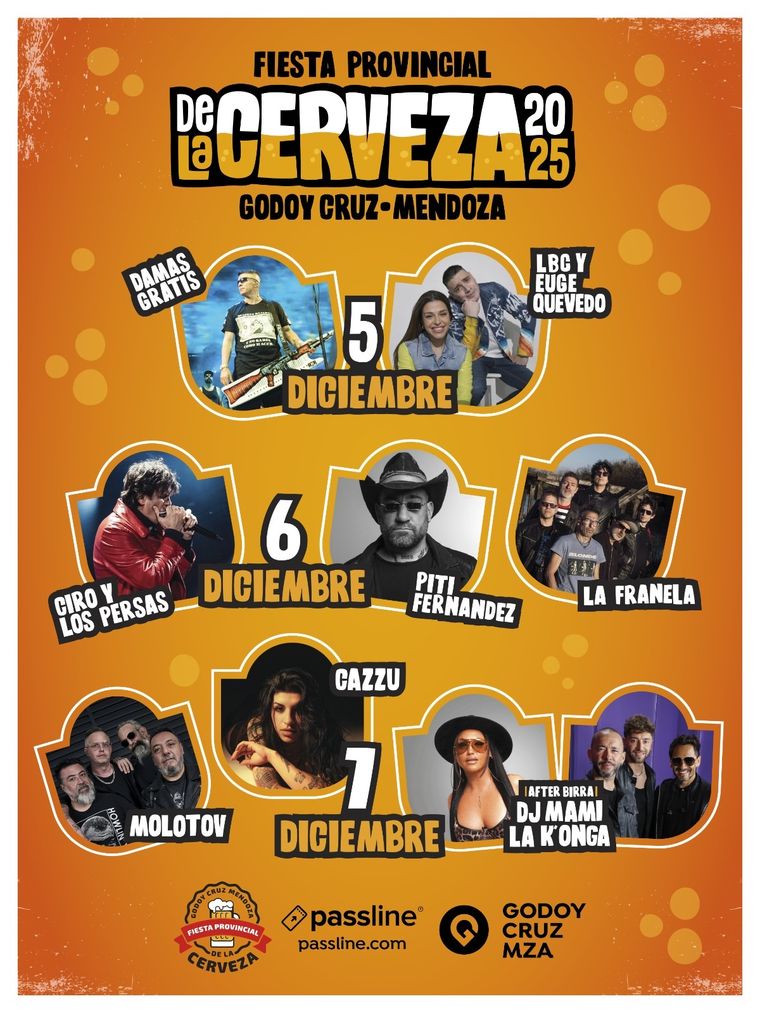 La Fiesta Provincial de la Cerveza se consolida como uno de los eventos culturales más importantes de Mendoza. La Fiesta Provincial de la Cerveza se consolida como uno de los eventos culturales más importantes de Mendoza.