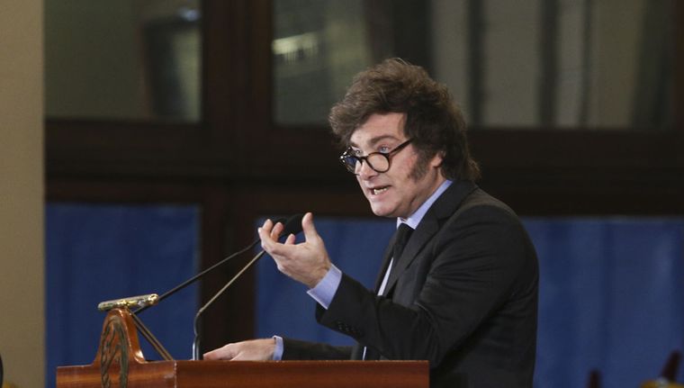 Milei fue uno de los primeros en hablar de fraude en Venezuela. Foto: NA