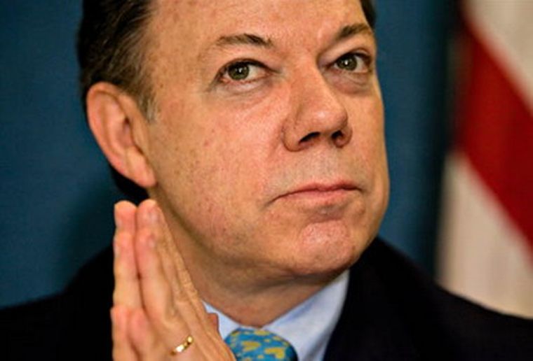 Juan Manuel Santos, presidente de Colombia.