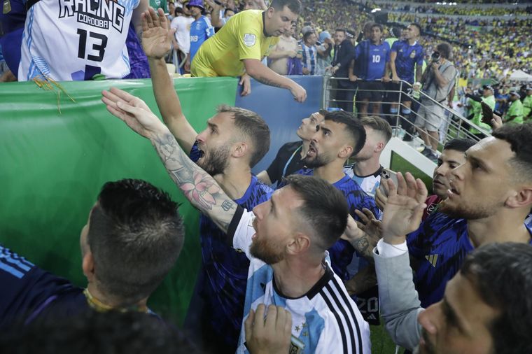 Messi dio sus razones por las que la Selección argentina abandonó el campo de juego durante los incidentes en el Maracaná Foto: EFE
