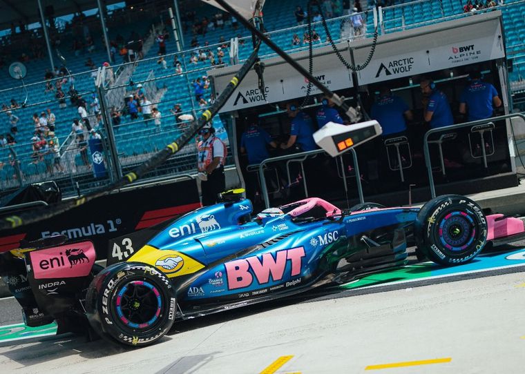 Colapinto, P8 en la clasificación para la Sprint.