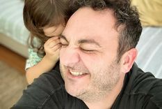 Diego Topa junto a su hija Mitaí Foto: Instagram