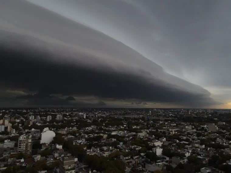 Se esperan tormentas sobre Buenos Aires por la ciclogénesis.