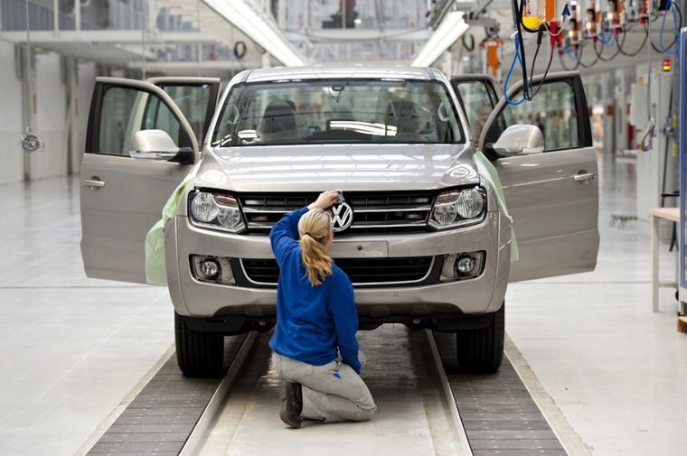 Planta de Volkswagen Argentina en Pacheco.