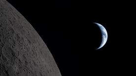 Un eclipse solar y una puesta de Tierra: las espectaculares imágenes del sobrevuelo lunar de la tripulación de Artemis II