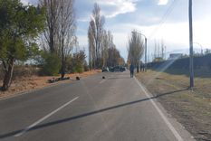 La escena del accidente