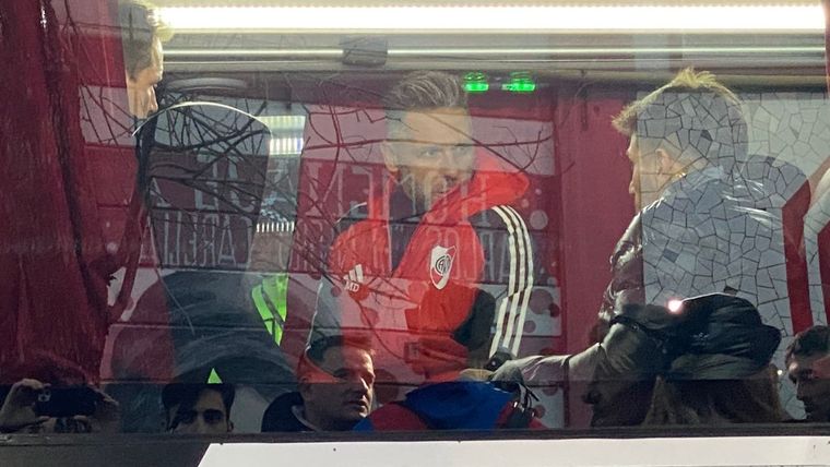 Brito, Demichelis y Ponzio hablan tras la derrota en La Paternal. Foto: @GermanBalcarce