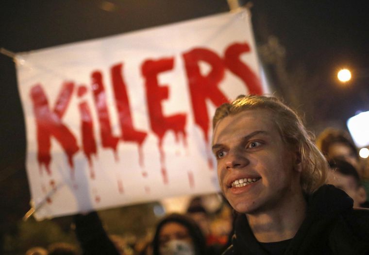 En distintos puntos de Europa hubieron manifestaciones tras la muerte de Alexey Navalny Foto: EFE