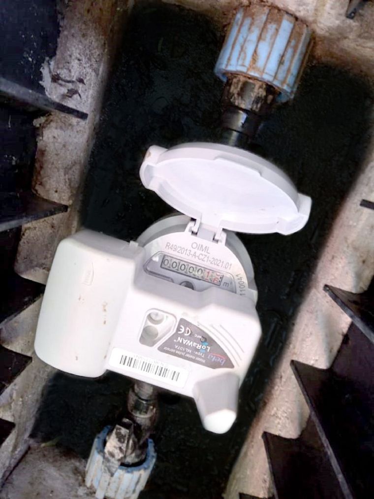 La tecnología Lora es la que se utilizará para transmitir los datos en los nuevos medidores. Foto: Aguas Mendocinas