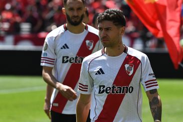 Gonzalo Montiel confía en que River no será visitante ante Monterrey en Los Ángeles. Foto: FotoBaires. Gonzalo Montiel confía en que River no será visitante ante Monterrey en Los Ángeles. Foto: FotoBaires.