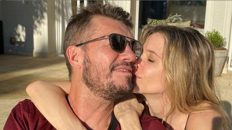 Marcelo Tinelli y Guillermina Valdés. Foto: Artear