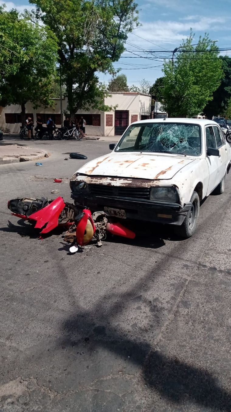 Una de las imágenes del accidente. Foto: Ministerio de Seguridad