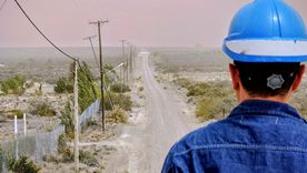 Puerto Madrun es una de las ciudades patagónicas más afectadas por la nube de polvo. 