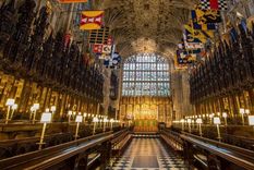 Reyes, reinas, príncipes y princesas son enterrados en la cripta real de la capilla de San Jorge en el castillo de Windsor. (Fuente: PA MEDIA)