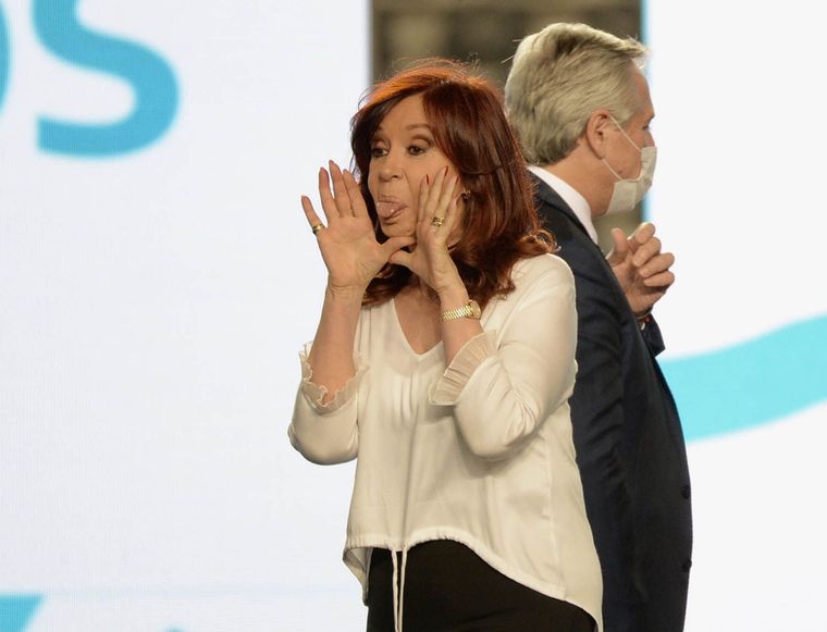 Alberto Fernández y Cristina Kirchner compartieron un acto en La Plata tras el Olivos Gate.
