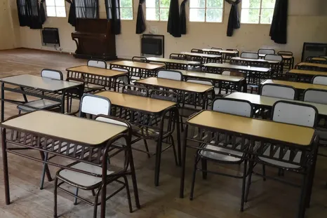 El miércoles en la escuela estará personal de DGE y policías. El miércoles en la escuela estará personal de DGE y policías.