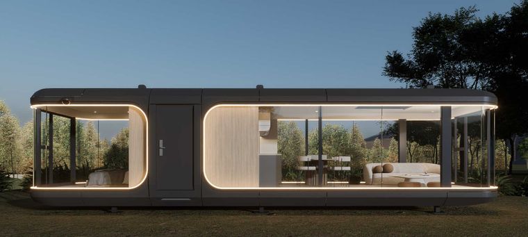 Esta casa cápsula viene para pisar fuerte en el suelo argentino.