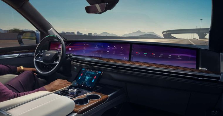 Interior del SUV Foto: Cadillac