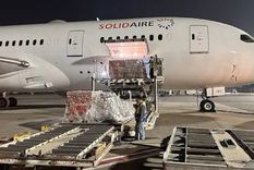 El cargamento de ayuda humanitaria de Solidaire, la ONG de Enrique Piñeyro, pronto saldrá para Gaza. Foto: Gentileza El cargamento de ayuda humanitaria de Solidaire, la ONG de Enrique Piñeyro, pronto saldrá para Gaza. Foto: Gentileza