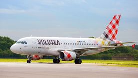El avión es de la empresa Volotea El avión es de la empresa Volotea