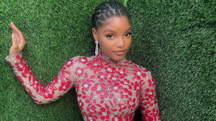 Halle Bailey En la MET GALA. Foto: @hallebailey